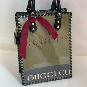 Gucci repurposed shopping bag